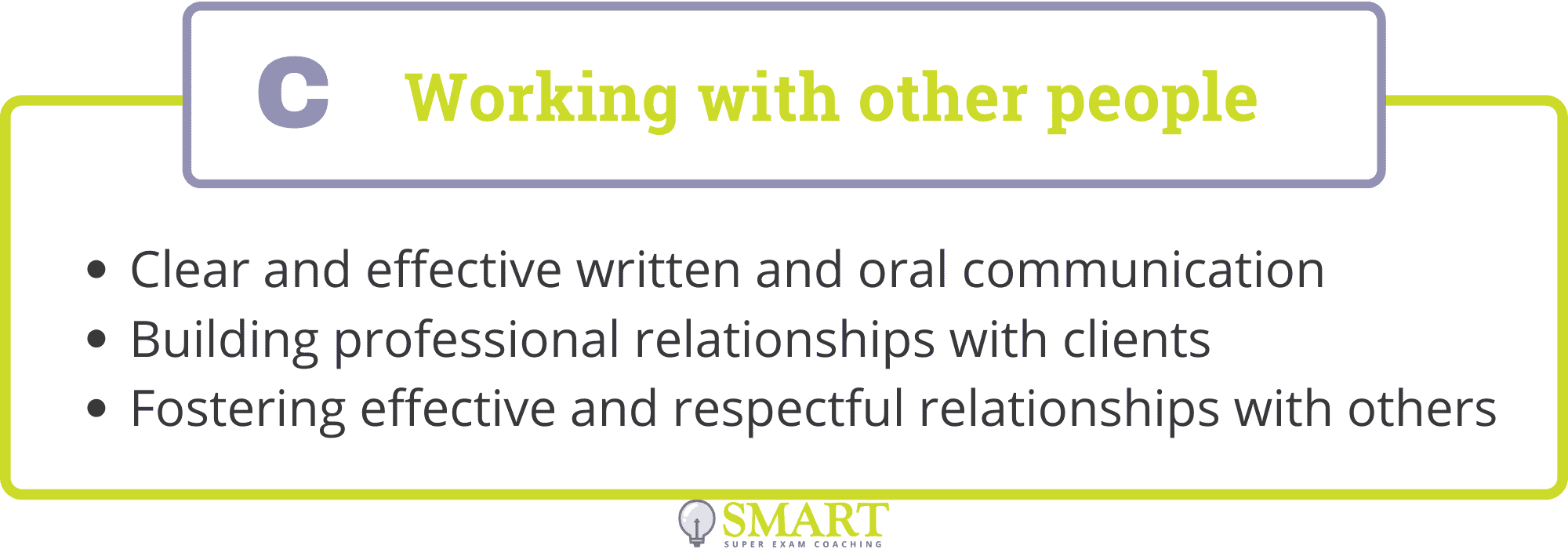 C Competencies: Working with Other People
